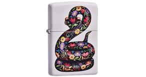 214 Flowered Snake - Зажигалка ZIPPO
